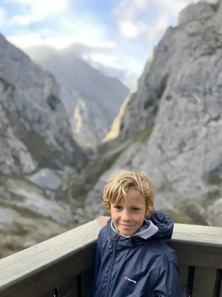 Kids in Bulnes picos de Europa