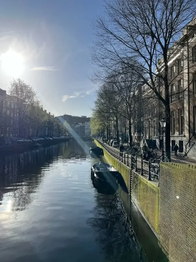 Amsterdam Canal Pretty Light