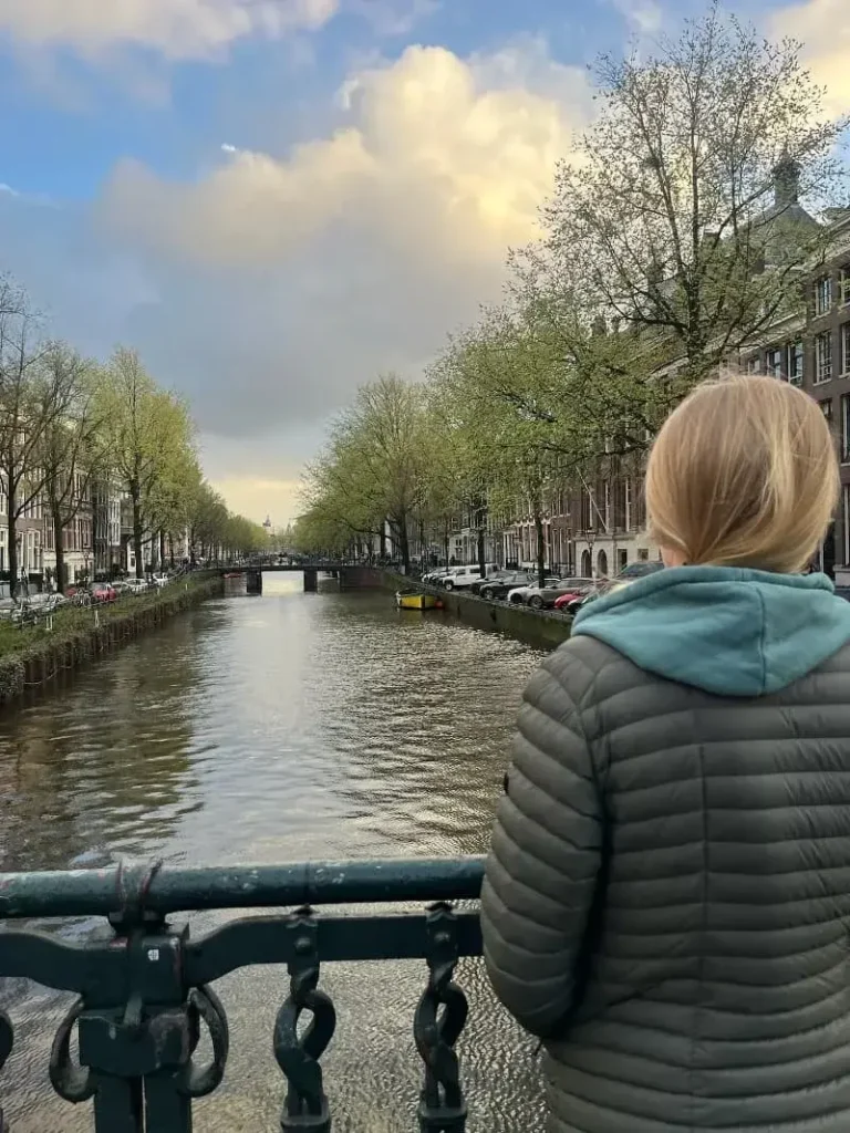 Sunset Amsterdam Canal