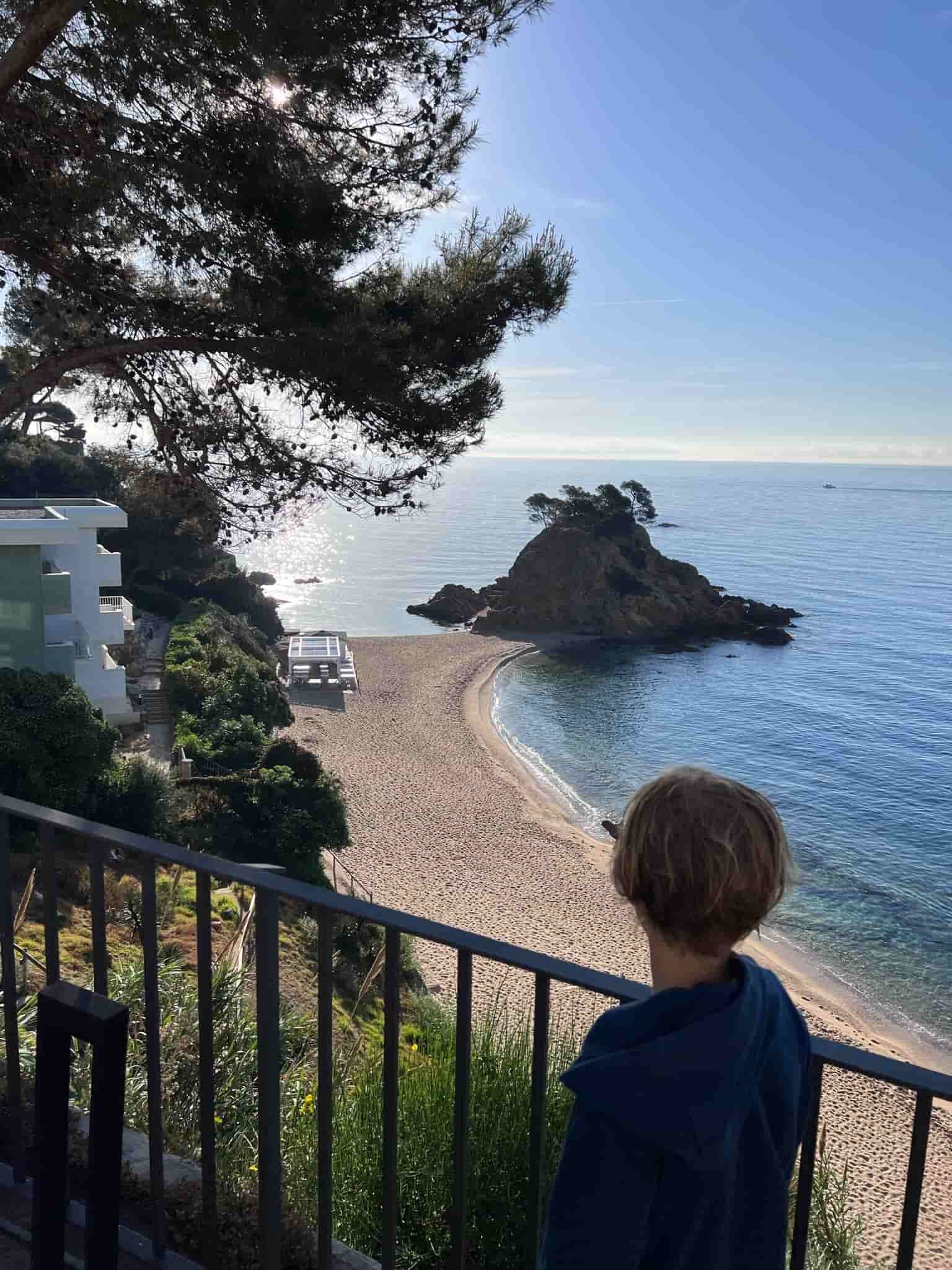 View of the coves in Costa Brava.