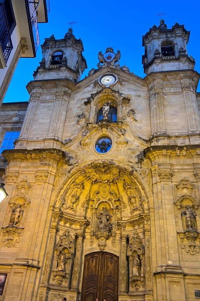 Basilica of Santa Maria in Old Town, San Sebastián 