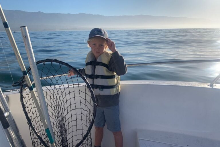 Fishing with the kids in Panama.