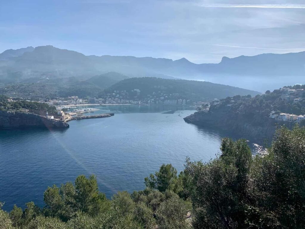  The bay at Port de Soller Mallorca. One of the best things about living in Ibiza is the proximity to the sea.