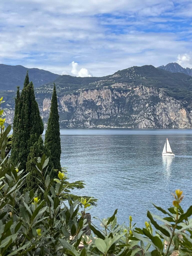 Sailboat at Lake Garda.