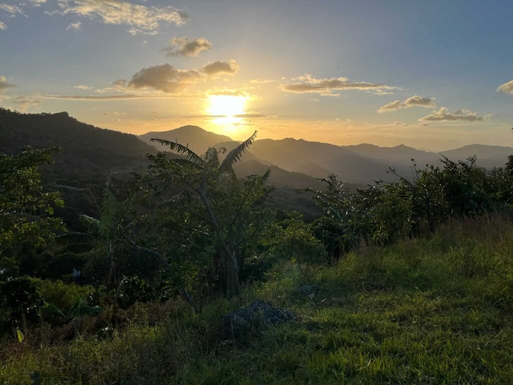 Sunset in Panama.