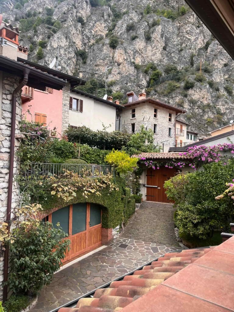 Houses in Lake Garda Italy.