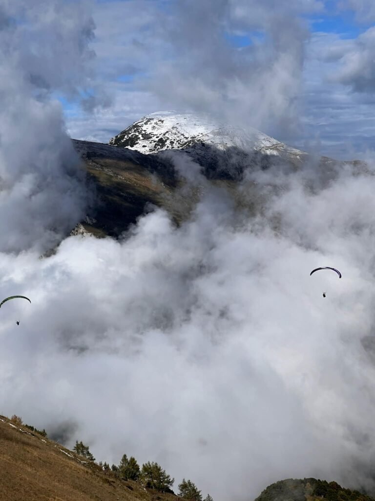 Paragliding in Lake Garda.