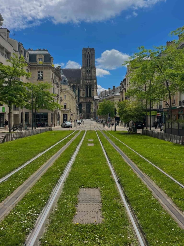 Reims France in the Summer