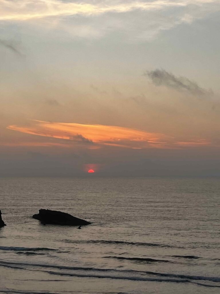 View from the hotel Biarritz France