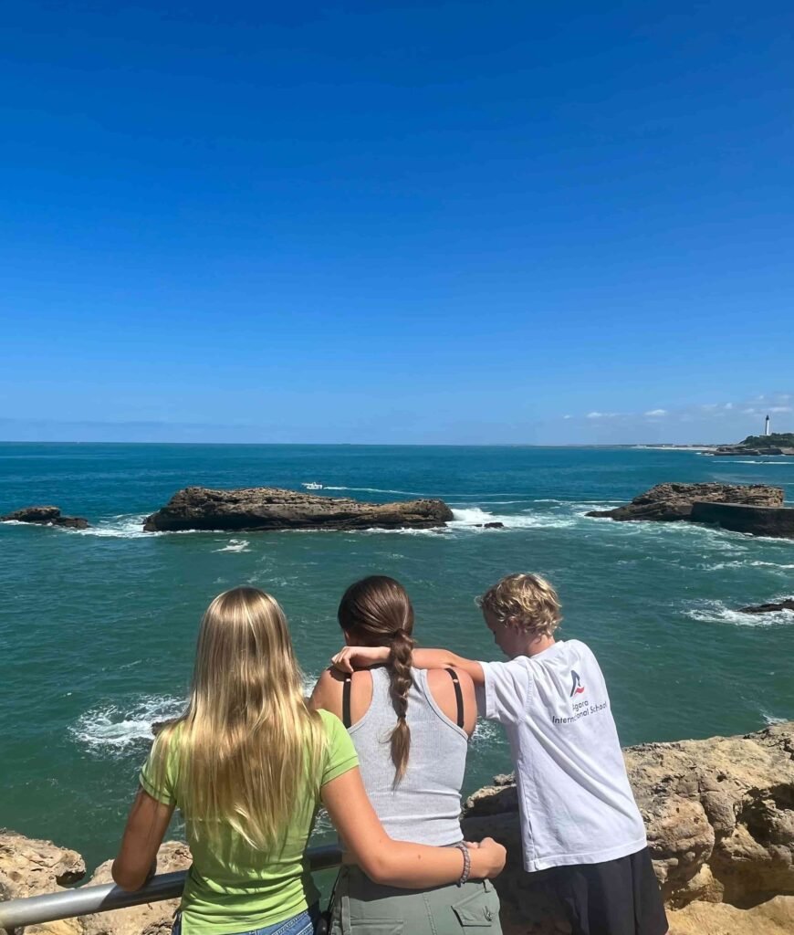 Taking in the view Biarritz France